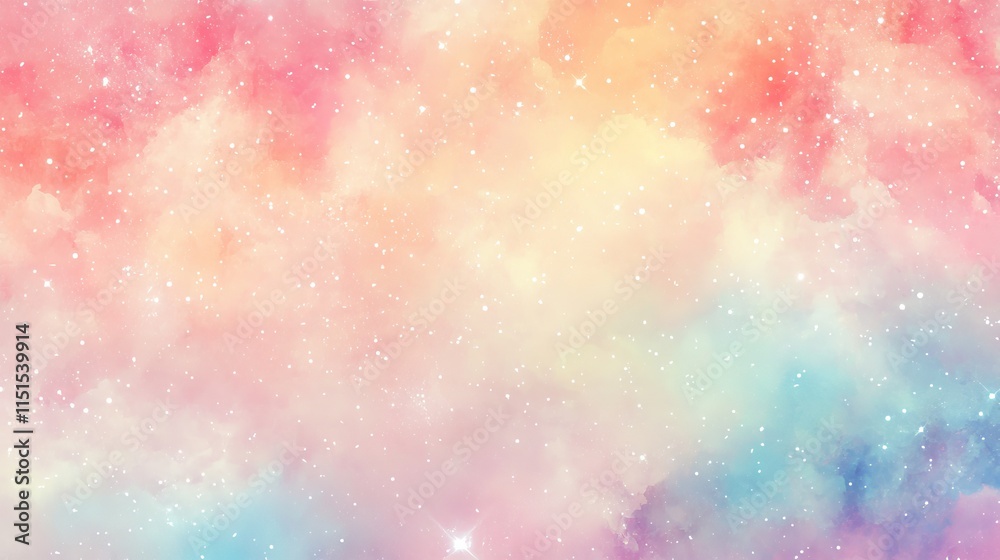 Pastel galaxy patterned background illustration with soft hues, celestial elements, nebulae, stars, and dreamy space design for digital projects, graphic design, website backgrounds, social media Pastel galaxy patterned background illustration with soft hues, celestial elements, nebulae, stars, and dreamy space design for digital projects, graphic design, website backgrounds, social media