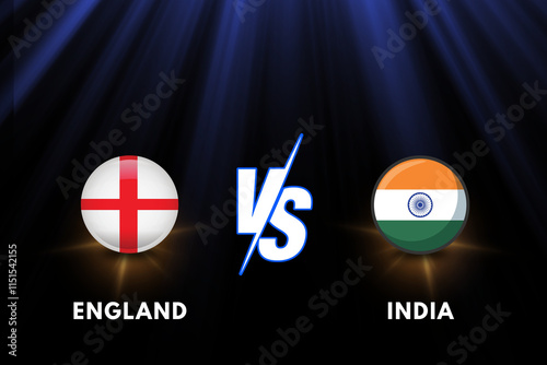 India vs England Match Cricket match concept