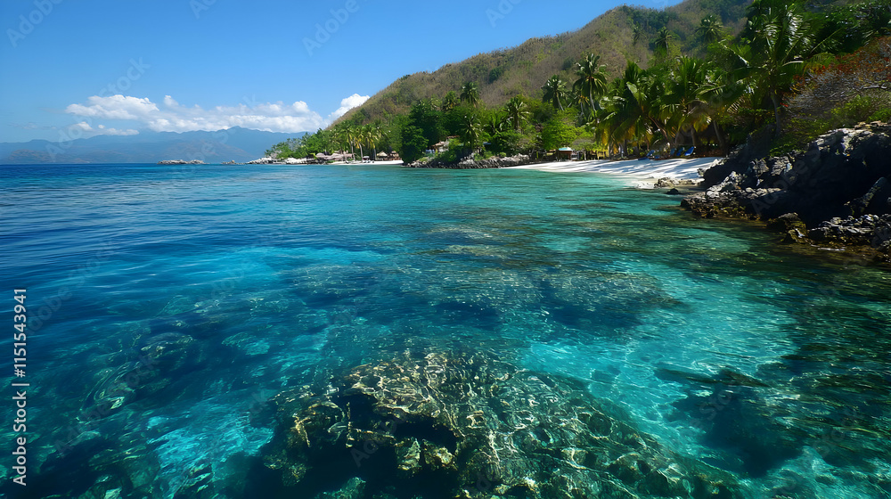 Tropical Beach Paradise: Idyllic Island Getaway Tropical Beach Paradise: Idyllic Island Getaway