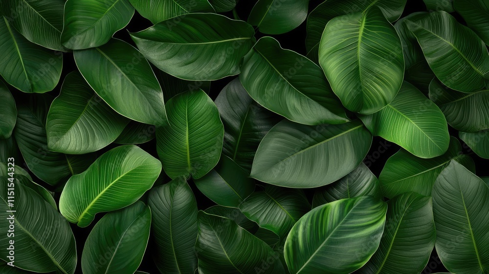Foliage abstract background concept. A dense arrangement of green leaves creating a vibrant natural backdrop. Foliage abstract background concept. A dense arrangement of green leaves creating a vibrant natural backdrop.