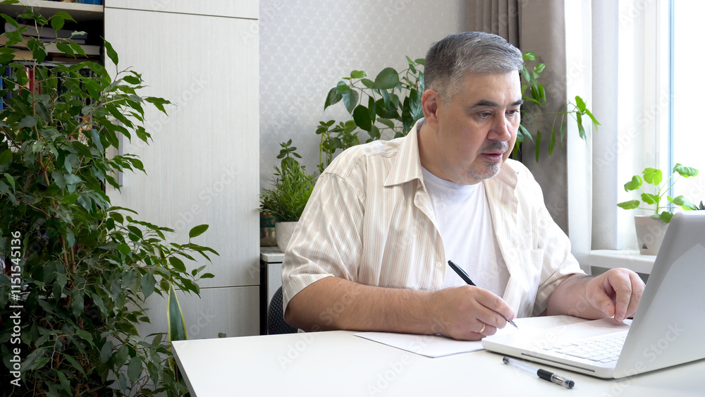 Man Learning Online with Computer Man Learning Online with Computer