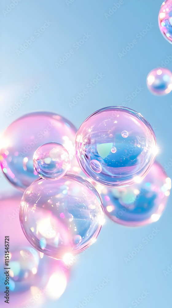 Pastel Bubbles Abstract Background Image Pastel Bubbles Abstract Background Image