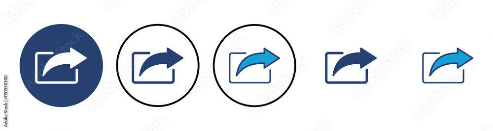 Share icon vector. Sharing vector icon Share icon vector. Sharing vector icon