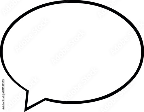 vector illustration drawing icon speech bubble shape, sketch drawn in black and white color