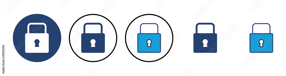 Lock icon vector. Padlock icon vector. Encryption icon. Security symbol Lock icon vector. Padlock icon vector. Encryption icon. Security symbol