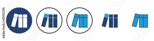 Library icon vector. education icon vector
