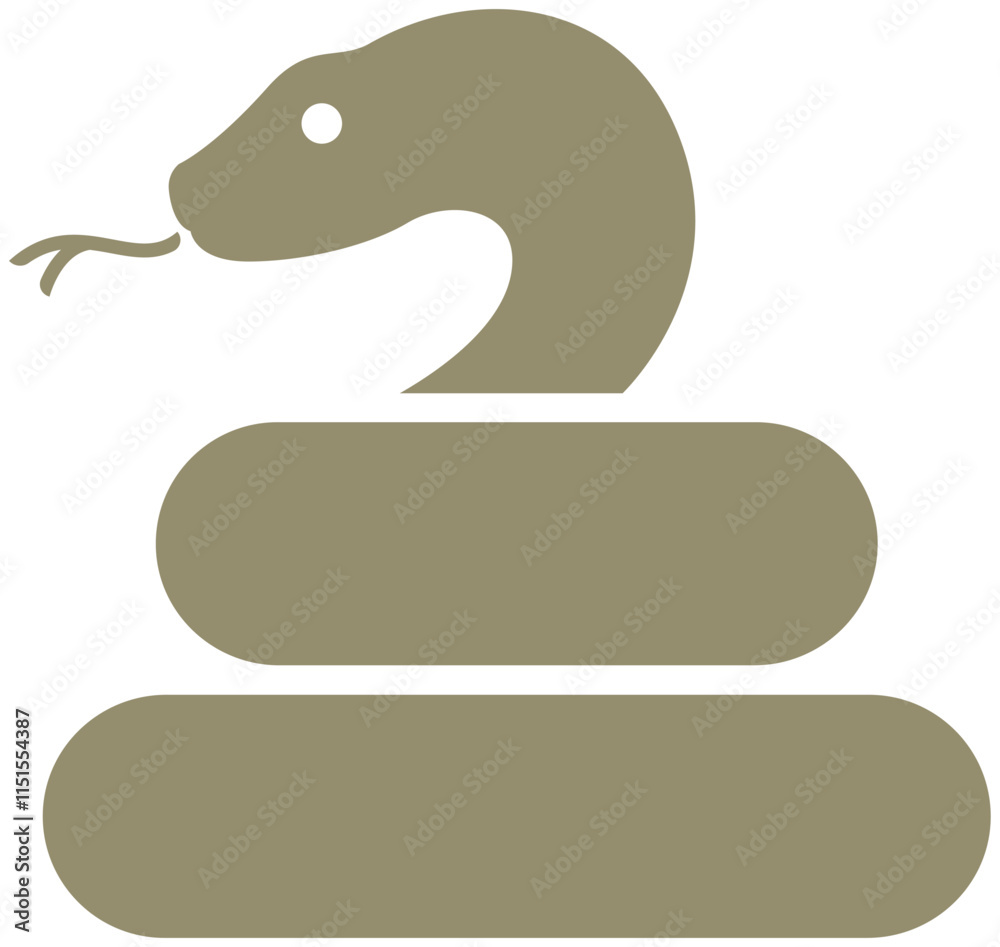 Naklejka premium 蛇