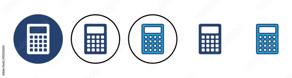 Calculator icon vector. Accounting calculator icon. calculator vector Calculator icon vector. Accounting calculator icon. calculator vector