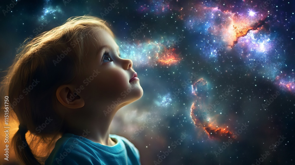 Create stunning children's designs with our eye-catching space-themed graphic illustration. Perfect for nurseries, wall decor, book covers, textiles