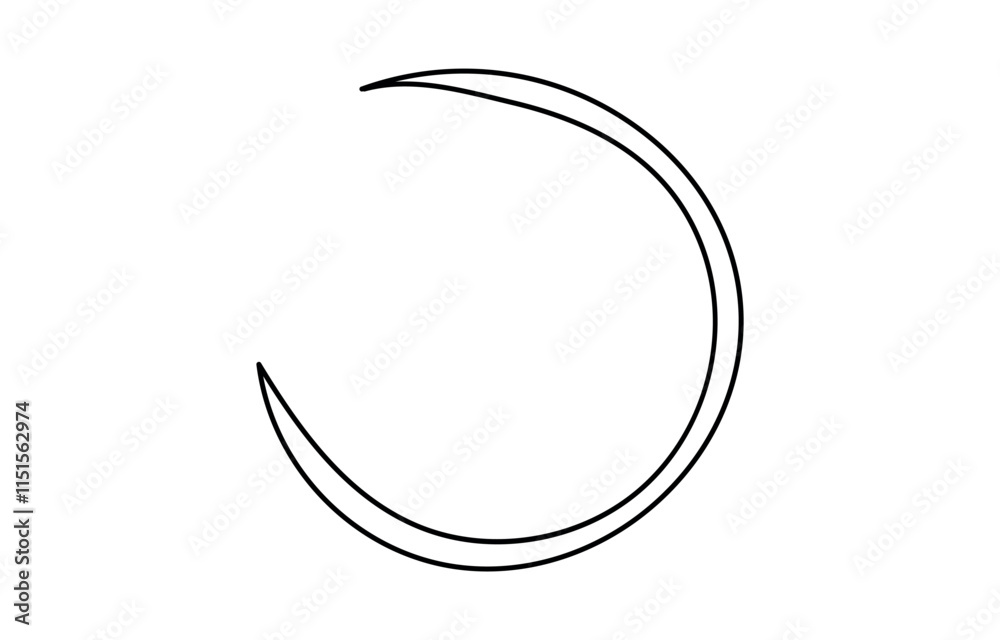 Crescent Moon symbol continuous one line drawing isolated of outline vector illustration,
Line art Crescent. Muslim symbol. Trendy concept ramadan design. Vector illustration, Crescent Moon symbol continuous one line drawing isolated of outline vector illustration,
Line art Crescent. Muslim symbol. Trendy concept ramadan design. Vector illustration,