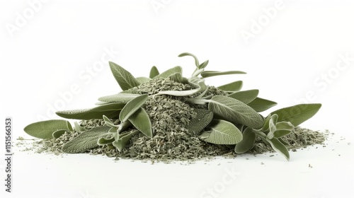 A heap of ground sage  