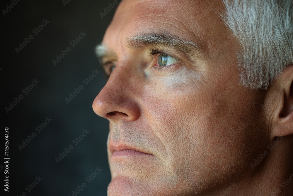 A man with a beard and gray hair looking at the camera A man with a beard and gray hair looking at the camera