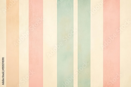 Soft Pastel Stripes Background with Subtle Texture for Creative Design Projects and Modern Art, Ideal for Blogs, Websites, and Print Media Uses.