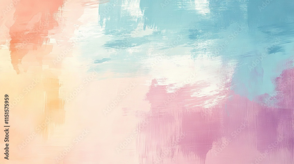 Soft pastel brush strokes creating a calming and vibrant wallpaper background in gentle hues of pink, blue, and yellow. Soft pastel brush strokes creating a calming and vibrant wallpaper background in gentle hues of pink, blue, and yellow.