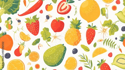 Fresh Natural Fruits Grocery Shop Business Card Template