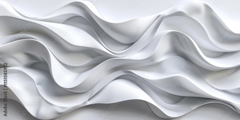 Abstract White Wavy Background Abstract White Wavy Background