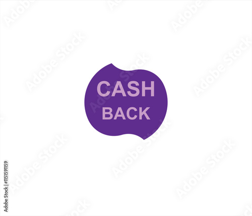 Cash back icon Colorful Money refund signs. cashback banner collection. Return of money from purchases. Promotion badges for your business. 