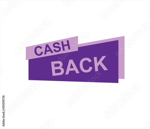 Cash back icon Colorful Money refund signs. cashback banner collection. Return of money from purchases. Promotion badges for your business. 