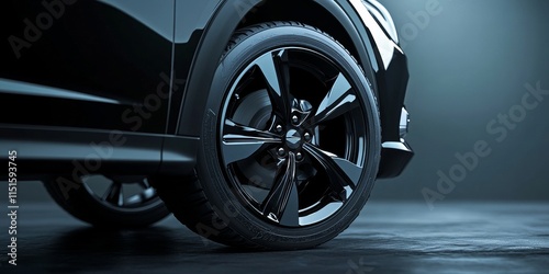 Sleek car alloy wheels offer a stylish upgrade for vehicles. Enhance your ride s appearance with premium car alloy wheels designed for performance and aesthetics with these car alloy wheels. photo