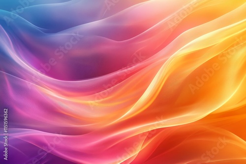 burst of color morphing and flowing through smooth lines. Generative AI