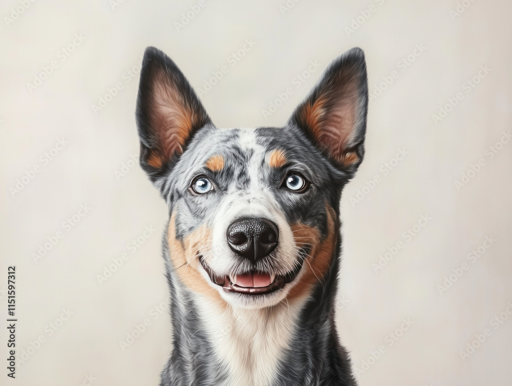 Fototapeta premium portrait of a dog