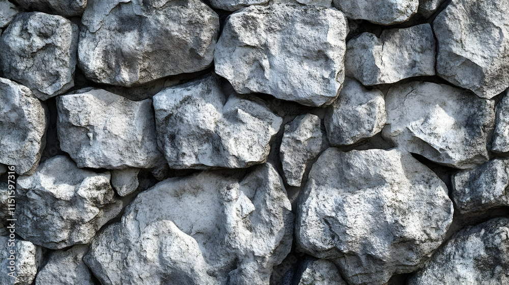 Gray Stone Wall Texture: Rough Masonry Background Gray Stone Wall Texture: Rough Masonry Background