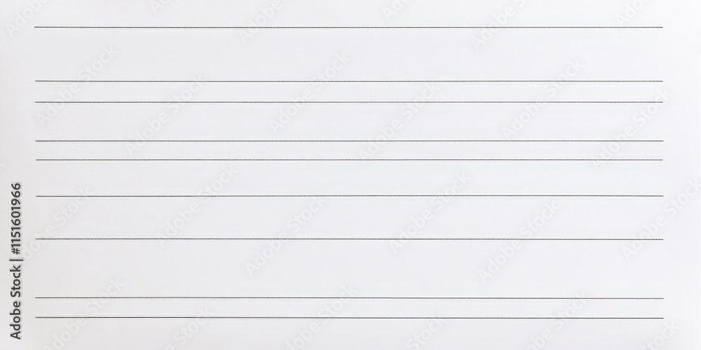 Blank paper with lines isolated on a white background, showcasing the clean and organized appearance of blank paper ideal for various writing and drawing activities. Blank paper with lines isolated on a white background, showcasing the clean and organized appearance of blank paper ideal for various writing and drawing activities.