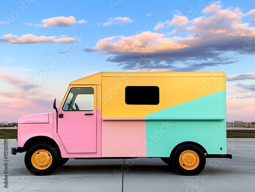 Vibrant Candy Land Food Truck: A Sweet Adventure on Wheels! photo