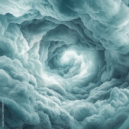 Wallpaper Mural Vivid cloud dynamics digital space abstract artwork atmospheric environment high-resolution viewpoint creative concept Torontodigital.ca