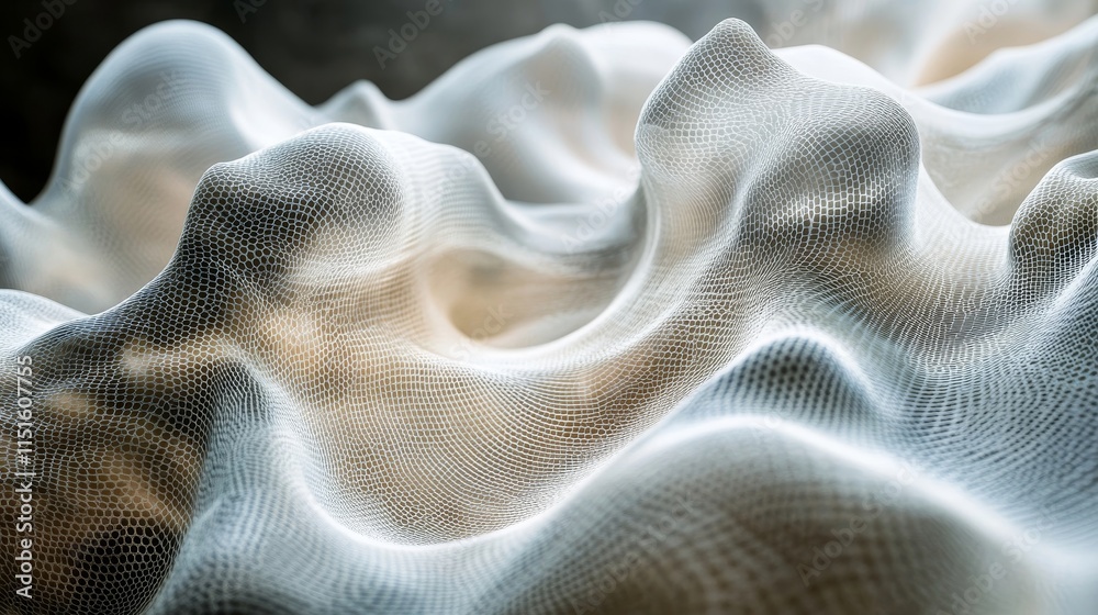 code patterns weaving into a flowing, abstract composition. Generative AI code patterns weaving into a flowing, abstract composition. Generative AI