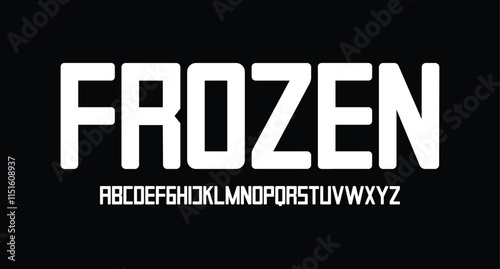 Modern Future bold Alphabet Font. Typography urban style fonts for technology, digital, movie logo bold style.
