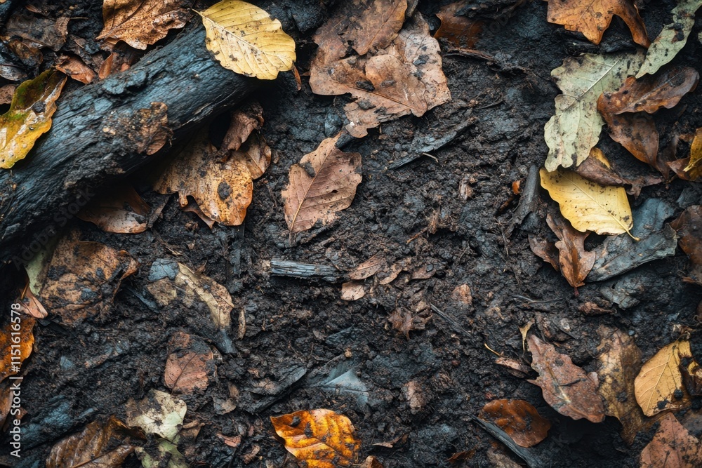 Exploring undisturbed forest soil layers with leaf litter natural environment close-up focus rustic viewpoint ecosystem health insights Exploring undisturbed forest soil layers with leaf litter natural environment close-up focus rustic viewpoint ecosystem health insights