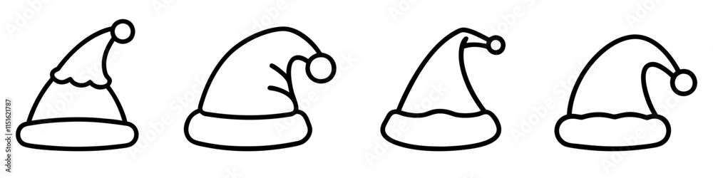 Continuous line is creating a stylish hat in this minimalist vector illustration Continuous line is creating a stylish hat in this minimalist vector illustration