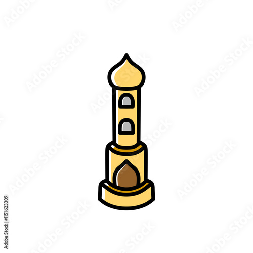 illustration of an background with gold Illustration needs for Ramadan, vector Ramadan icon