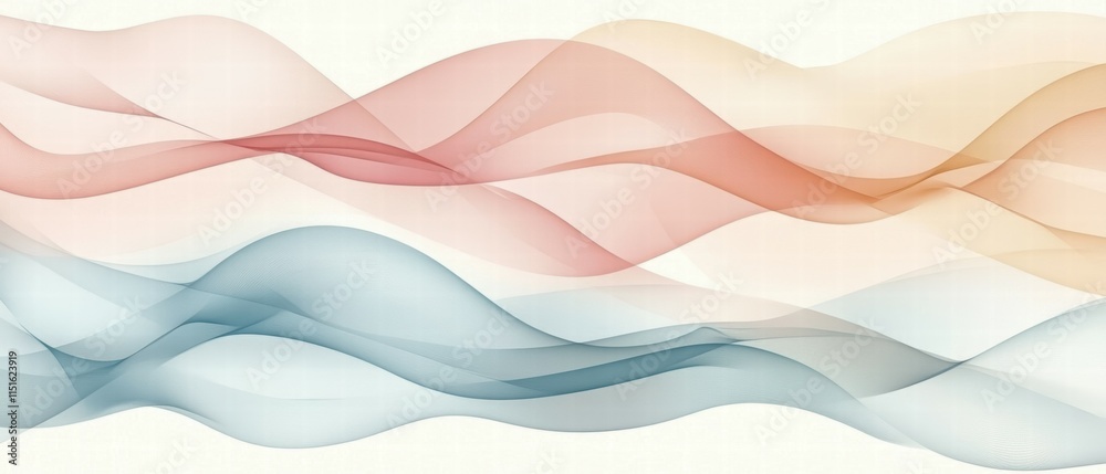 Pastel waves retro aesthetic abstract artwork for digital studio design Pastel waves retro aesthetic abstract artwork for digital studio design