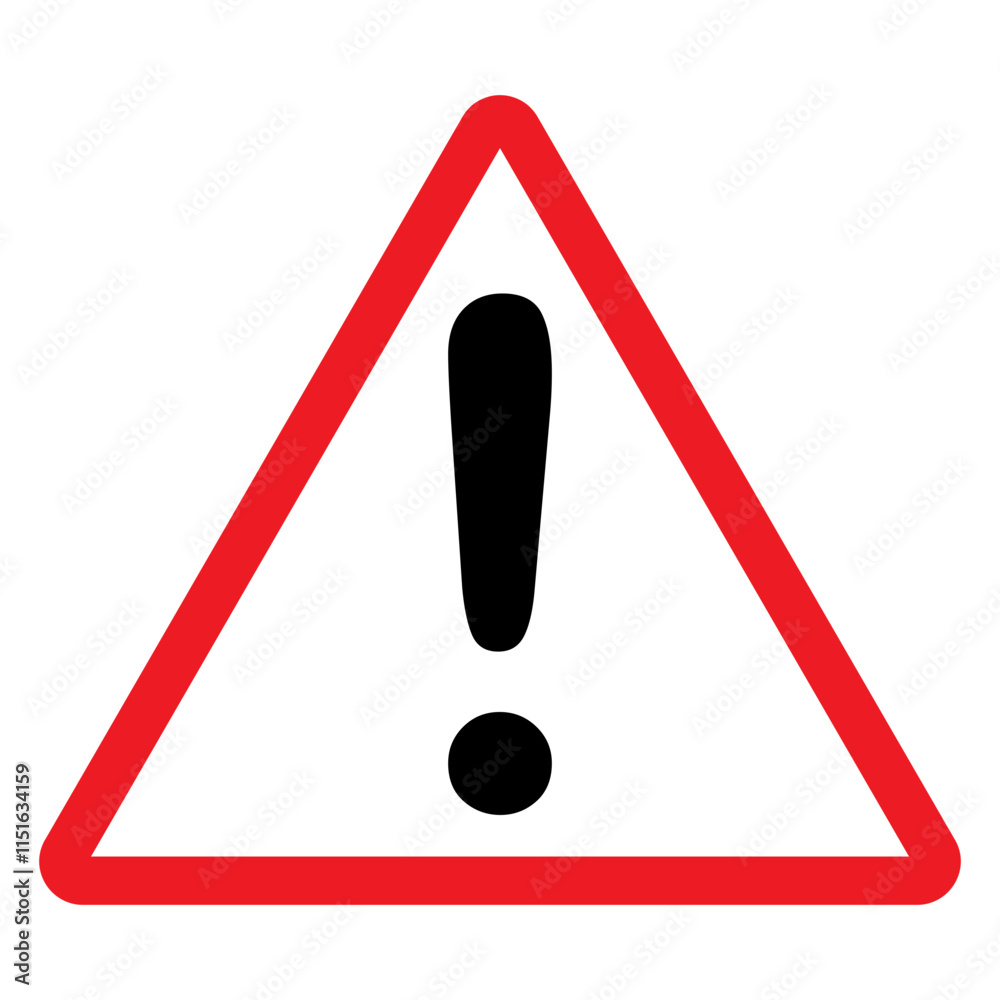 Exclamation Mark,danger warning sign, emergency alert,caution sign,vector icon illustration Exclamation Mark,danger warning sign, emergency alert,caution sign,vector icon illustration