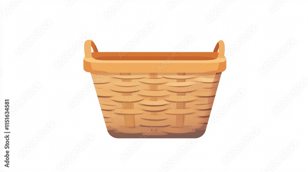Modern Laundry Basket Icon Vector for Professional Laundry Services Modern Laundry Basket Icon Vector for Professional Laundry Services