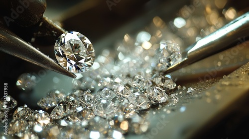 Exploring diamond cutting techniques craftsmanship insights in a jewelry workshop photo