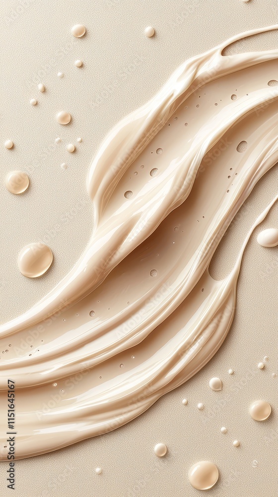 a close up of a liquid substance on a beige background a close up of a liquid substance on a beige background