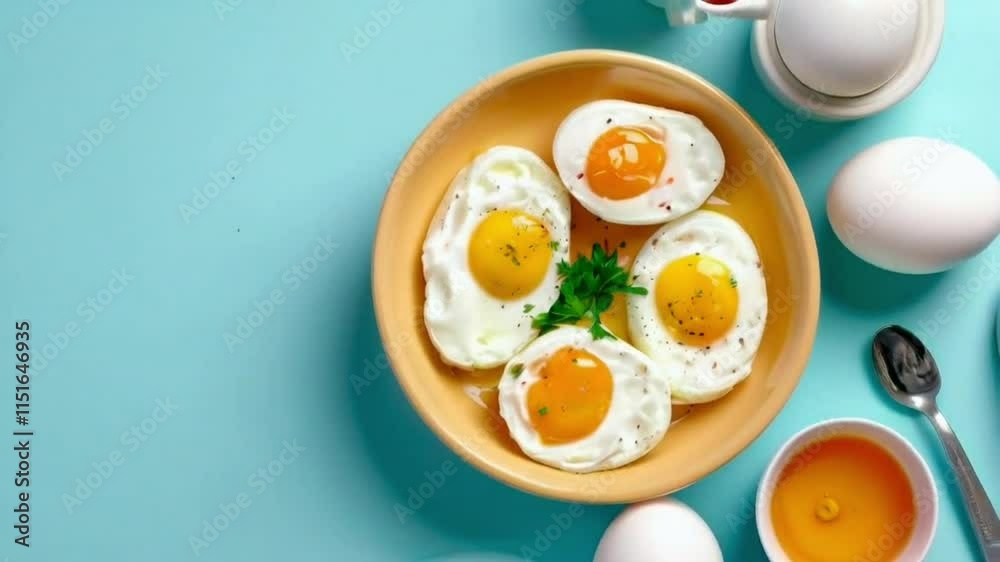 Delicious Fried Eggs Breakfast Delicious Fried Eggs Breakfast