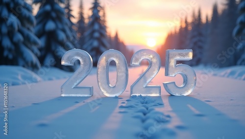 Wallpaper Mural Welcome 2025: A Stunning Winter Wonderland Backdrop Torontodigital.ca