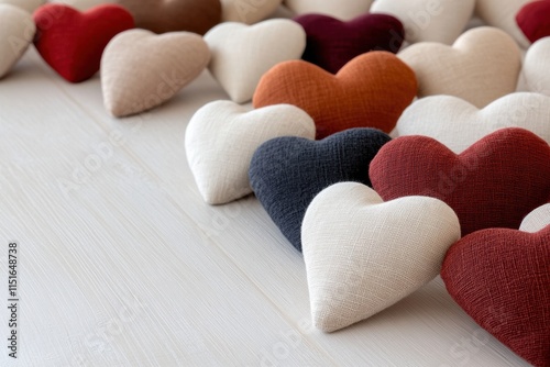 A delightful arrangement of beautiful heartshaped decorations symbolizing deep love and affection, making it perfect for celebrating Valentines Day and creating romantic moments to cherish forever