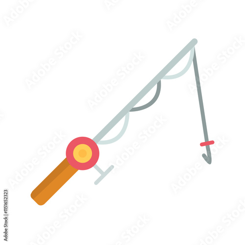Fishing Rod Vector Icon