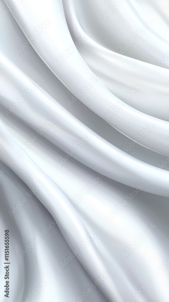 Fototapeta premium A close up of a white fabric with folds