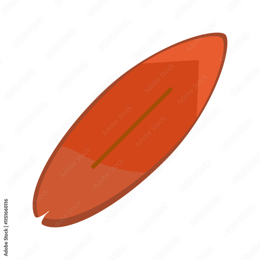 Surfing board Vector Icon