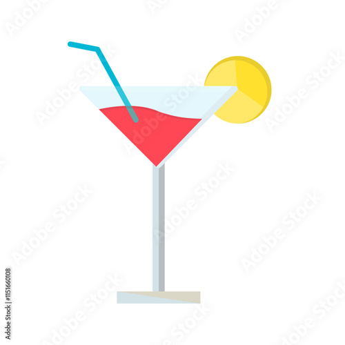 Cocktail Vector Icon