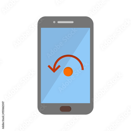 Restart Phone Vector Icon
