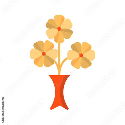 Flower Bunch Vector Icon