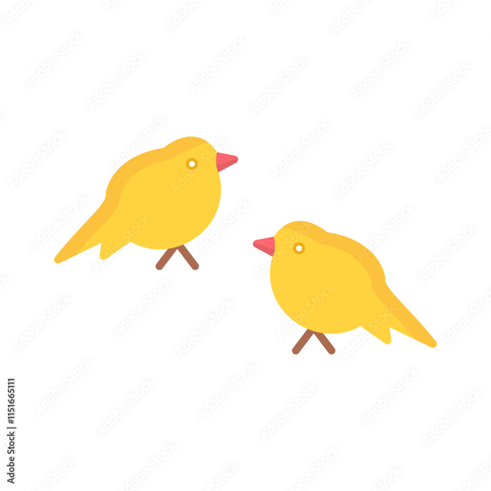 Little Birds Vector Icon Little Birds Vector Icon