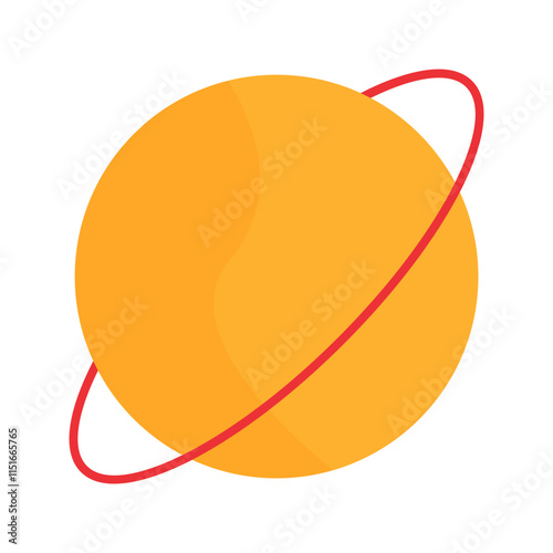 Saturn Vector Icon